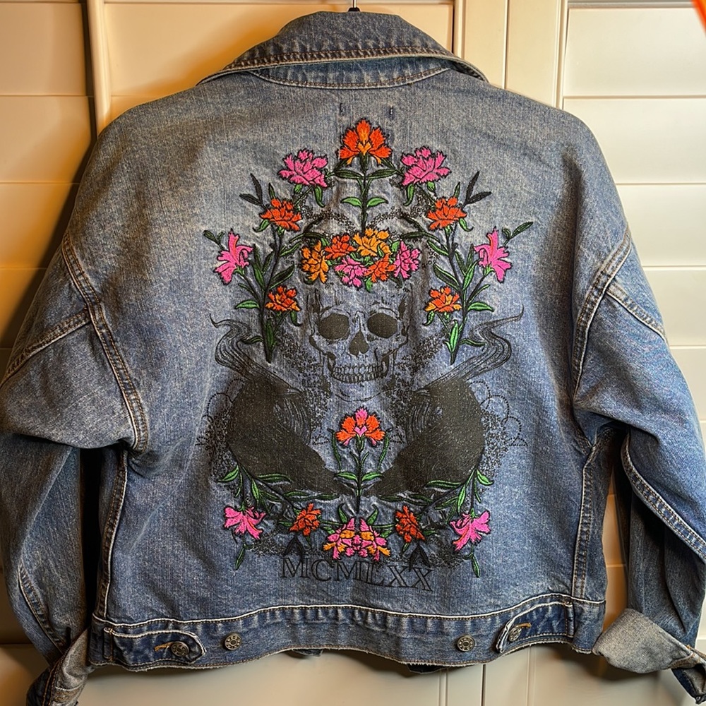 BDG FLORAL Jean Jacket